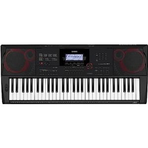 Casio CT-X3000 Top Keyboard met 61 aanslaggevoelige standaardtoetsen en begeleidingsautomaat, zwart, wit