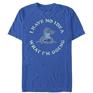 Disney Lilo & Stitch - No Idea Unisex Crew neck T-Shirt Bright blue M
