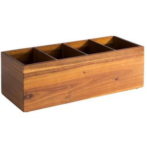 APS 11649 Woodyhouten kist, bruin, bruin, 14 cm x 36 cm x 12,5 cm