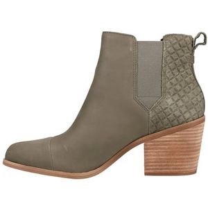 TOMS Women's Everly Boot, Olive Night Suede/reliëf wafel, 3 UK, Olive Night Suede reliëf wafel, 35.5 EU