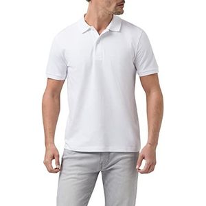 Pierre Cardin Basic poloshirt voor heren, glanzend wit, maat 5XL, Briljant White, 5XL