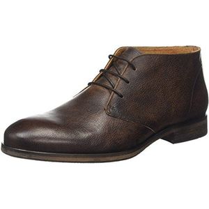 Selected Heren Shdbolton Leather Chukka Bootschoenen, Bruin demo mok, 44 EU