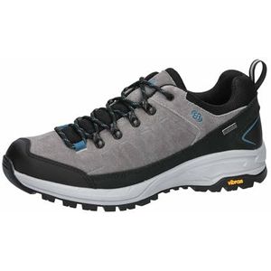 Brütting Unisex Mount Sellery Low trekkingsschoenen, grijs/zwart/petrol, 36 EU, Grijs Zwart Petrol, 36 EU