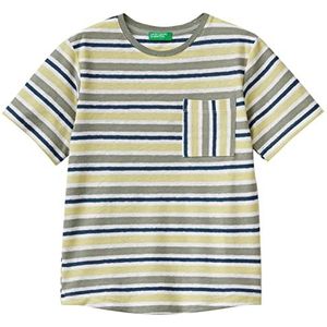 United Colors of Benetton T-Shirt 3A2CG108U, gestreept, meerkleurig 910, 90 kinderen, Patroon: gestreept, meerkleurig 910