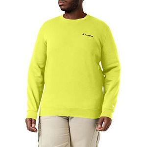Champion Legacy Classic Small Logo Crewneck Herentrui, Zwavel geel, S