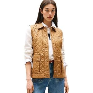 Tommy Hilfiger Vest voor dames, Bruin (Hickory), XS