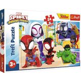 Puzzel 24 Maxi Spidey en vrienden (24 stukjes, Marvel thema)