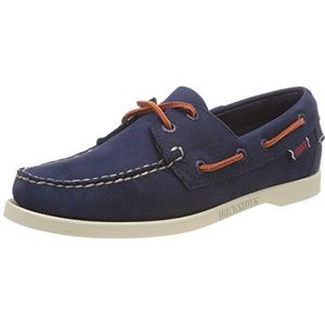 Sebago Dames Docksides NBK W Boating Schoenen, Multicolour Navy Coral N13, 36 EU