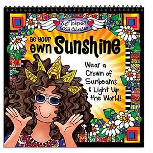 2023 Hangende wandkalender ""Be Your Own Sunshine"" 7,5 x 7,5 inch. 12 maanden kalender van Suzy Toronto biedt inspiratie en motivatie voor haar - van Blue Mountain Arts