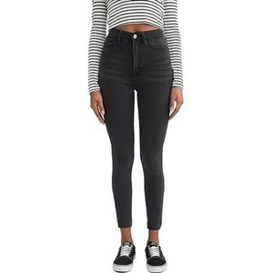 DeFacto Dames Jean - stijlvolle broek modieuze jeggings en comfortabele jeansbroek voor vrouwen jeans en broek voor dames, zwart, 32