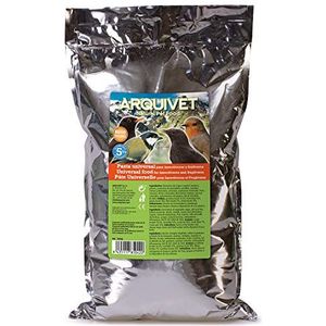 Arquivet Universele pasta voor insecteneters en fruiteters - vogelvoer - voer voor alle vogelsoorten - gemalen bessen en zaden en gedroogde insecten en garnalen gemengd - 5 kg