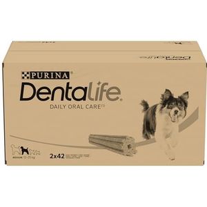 Dentalife snacks voor middelgrote honden - gebitsverzorgende kauwstaaf medium Maxipack, 1 pack