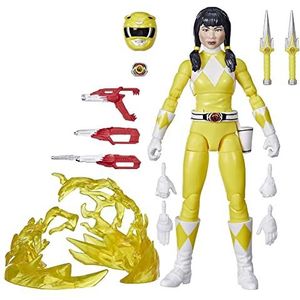 Power Rangers Lightning Collection Remastered, Mighty Morphin Ranger actiefiguur, 15 cm, geel