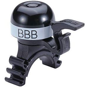 BBB Cycling Bike Bell Fietsbel Mini Stuur Sound Bell voor racefietsen en racefietsen Volwassenen Wit MiniFit BBB-16