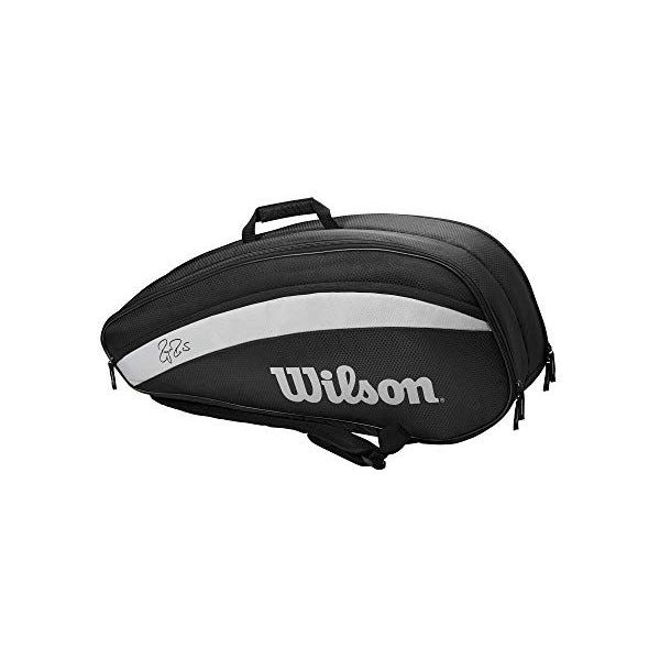 WILSON Padel-Case Team， for up to 6 Rackets， Black/Grey， WR