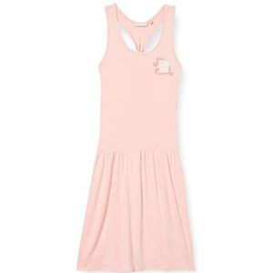 Mexx Casual jurk voor meisjes met Twisted Racer Back, Mid pink, 146 cm