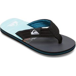 Quiksilver Molokai Layback sandaal, zwart/blauw, 32 EU, Black Black Blue, 32 EU