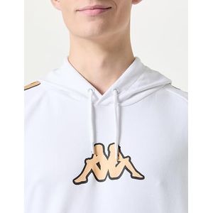 Kappa Berlanga Base sweatshirt voor heren, Wit, M
