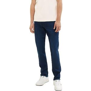 TOM TAILOR Josh Regular Slim Jeans voor heren, 10134 - Blue Denim Dark Wash, 36W x 32L