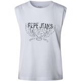 Pepe Jeans - Bertha - Mouwloos T-shirt - 100% Katoen
