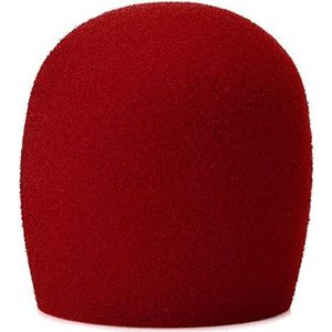 Shure A58WS-RED Rood Schuim Windscherm voor Alle Shure Ball Type Microfoons