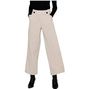 JdY Jdygeggo New Long Pant JRS Noos broek voor dames, Chateau Gray/Detail:zwarte knoppen, XS