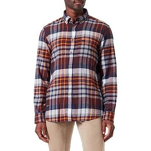 camel active Heren 40911/8S51 Hemd, Night Blue, M