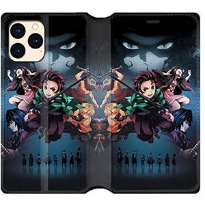Beschermhoes voor iPhone 12 Mini Manga Demon Slayer zwart