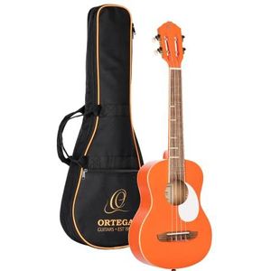 Ortega Gaucho Series Ukelele 4 String - Ortega Orange + Bag (RUGA-ORG)