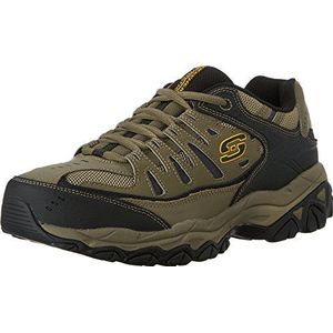 Skechers Heren Gowalk 6-Stretch Fit Slip on Athletic Performance Walking Shoe Wandelschoen, Zwart kiezelsteen, 45.5 EU