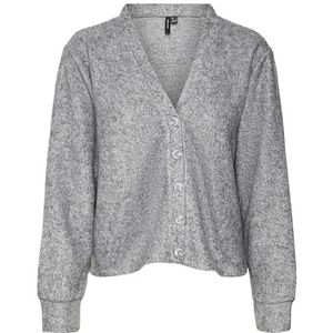 VERO MODA VMBLIS LS Cardigan JRS Boo, lichtgrijs gem., S