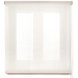 Blindecor Belmont rolgordijn, lichtdoorlatend, glanzend, beige, 130 x 180 cm (breedte x hoogte), stofmaat 127 x 175 cm