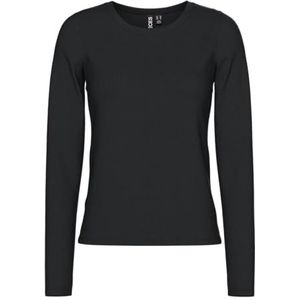 PIECES Pcmay Ls Top Noos Bc, zwart, M