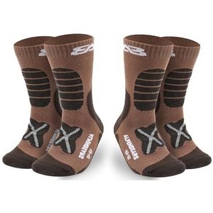 Alpen - Wandelsokken - Grijs - Merinowol - Set van 2 paar - Professionele Trekkingsokken