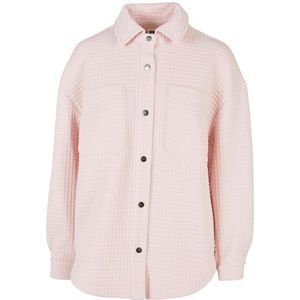 Urban Classics Damen Sweater Ladies Quilted Sweat Overshirt pink 5XL