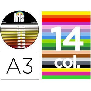 Karton, A-3, 29,7 x 42 cm, inhoud ""B"", verschillende kleuren, 185 g