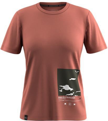 Salewa - Eagle Cover - T-shirt - Rouge Étruscan