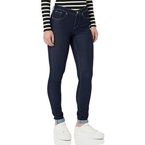 VERO MODA dames jeans, Donkerblauwe denim/detail: spoeling, (M) W x 34L