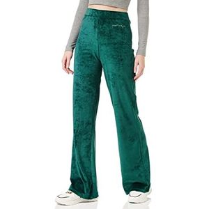KENDALL & KYLIE K&K W Velours HIGH Rise Flare Broek KKW3711720, smaragd, S, Emerald, S