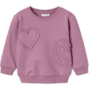 NAME IT Nmfnala Nreg Sweat Bru sweatshirt voor meisjes, Mauve Orchid, 110