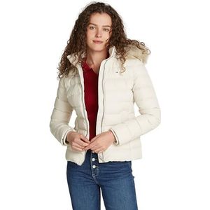 Tommy Jeans Dames Tjw Basic Hooded Down Jacket Ext Puffer, Krantenpapier, 5XL grote maten