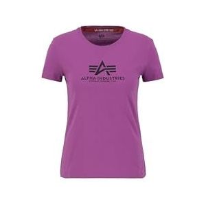 Alpha Industries New Basic T T-shirt voor dames Dark Magenta