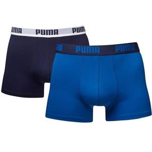 PUMA heren Ondergoed Basic Boxers, True Blauw, S