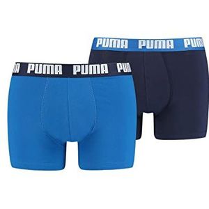 PUMA heren Ondergoed Basic Boxers, True Blauw, S