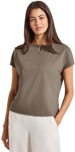 T-shirt - Effen - Jersey - Ronde Hals - Kwartmouw - Normale Pasvorm