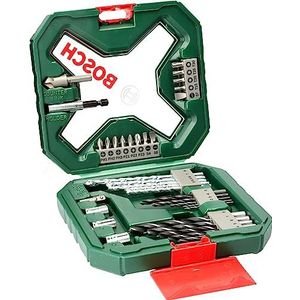 Bosch 34-delige X-Line-boor- en schroefbitset (voor hout, metselwerk en metaal, accessoires boor en schroevendraaier)