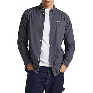 Pepe Jeans Fabio Shirt voor heren, Grijs (Thunder), XXL