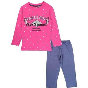 Lee Cooper Pijama meisjes set, Fuchsia, 12 Jaren