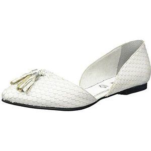 s.Oliver dames 22105 gesloten sandalen, wit wit wit 100, 42 EU