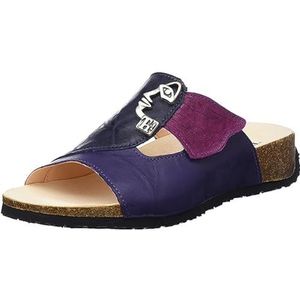 THINK! Mizzi duurzame pantoffels voor dames, slippers, 0010 zwart/combi, 46 EU, 0010 Zwart Combi, 46 EU